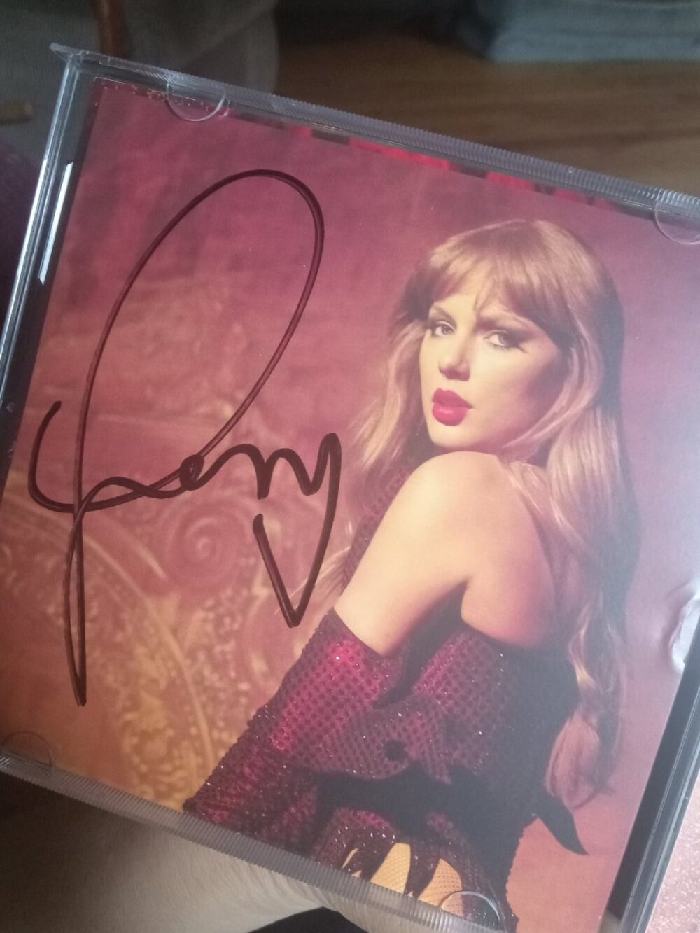 Taylor Swift Signed Photo 3 The Life of a Showgirl